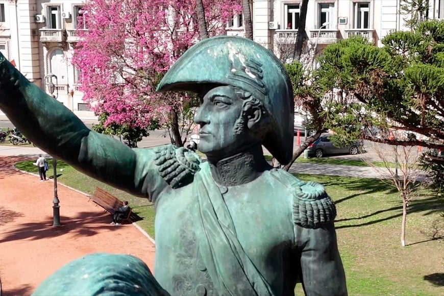 El monumento a San Martín de la ciudad de Santa Fe. Foto: Fernando Nicola