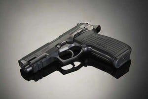 Pistola calibre 9 mm. Foto: Imagen ilustrativa