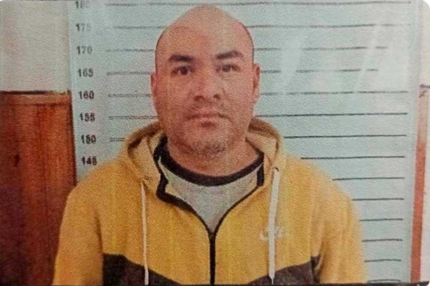 La fotografía de Quintana al momento de ingresar a La Guardia.