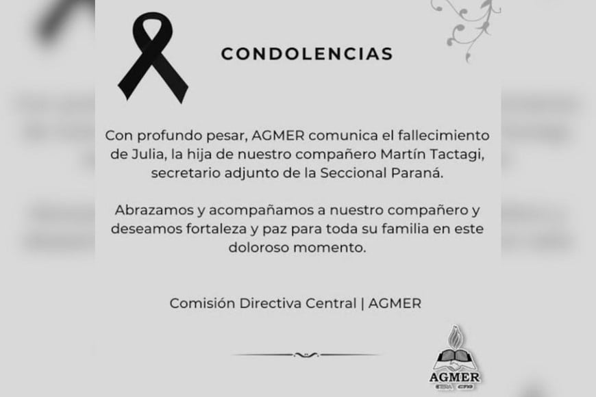 La despedida de AGMER