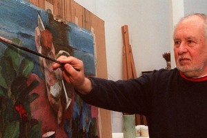 El artista en acción. Foto: Archivo