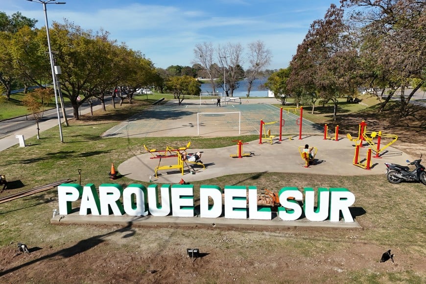 El Parque del Sur estrena letras corpóreas en su cabecera
