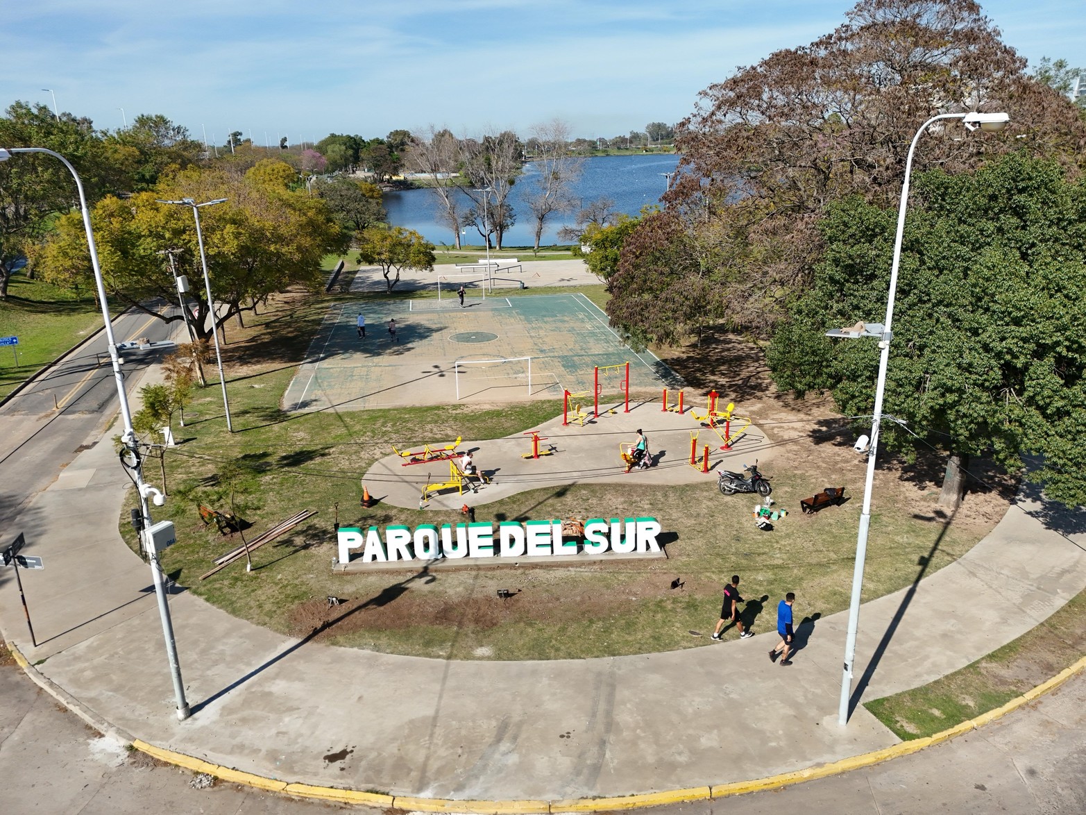 El Parque del Sur estrena letras corpóreas en su cabecera