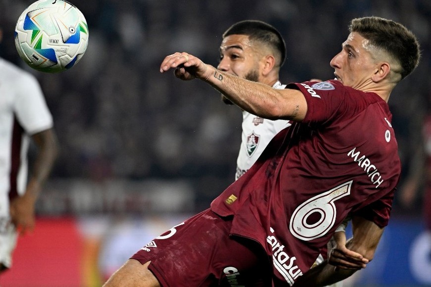 Lanús vs Fluminense. Foto: @clublanus