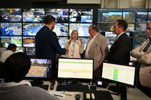 Actualmente el Centro de Monitoreo funciona en el Palacio Municipal.

Flavio Raina.