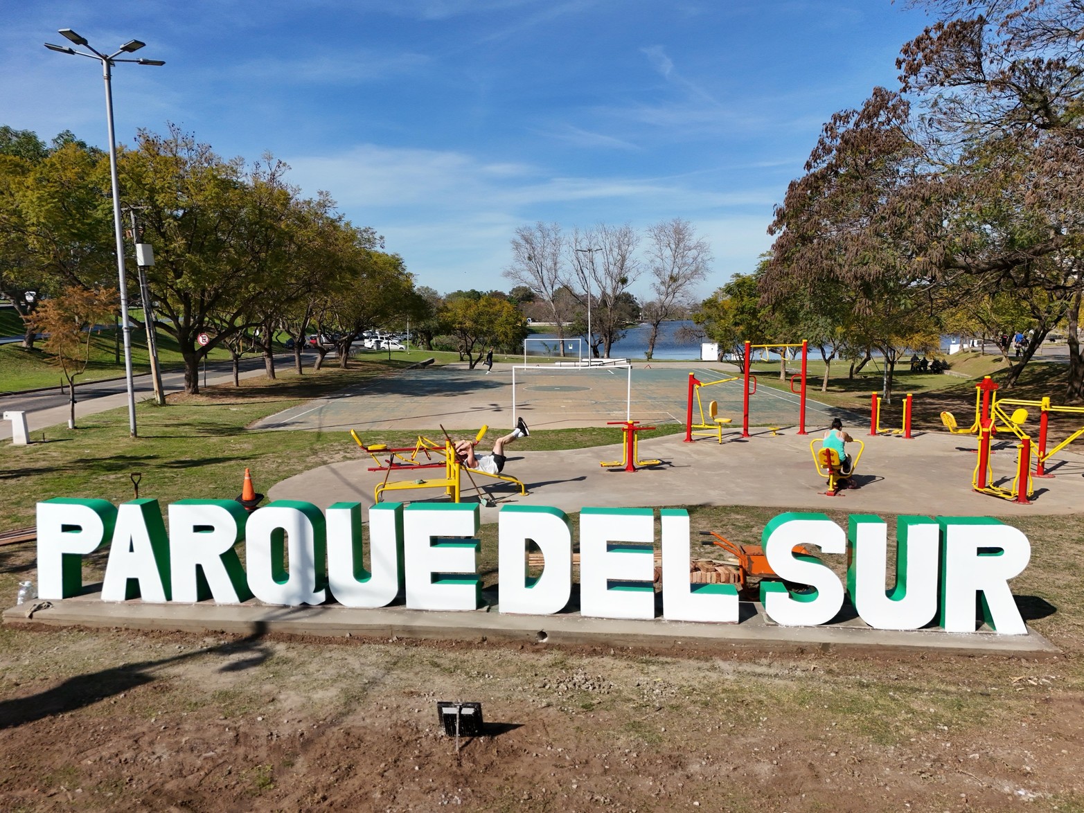 El Parque del Sur estrena letras corpóreas en su cabecera