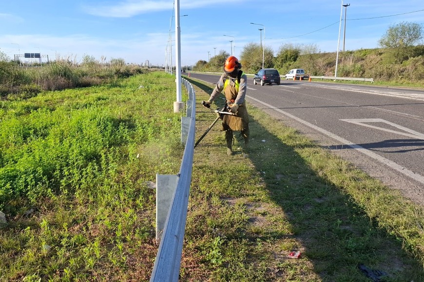 Las tareas se desarrollan en varios puntos del trayecto y abarcan diversas acciones.