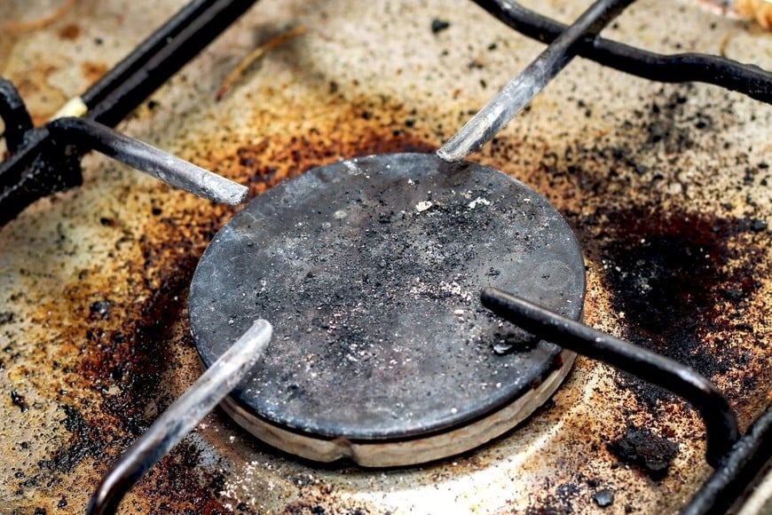 También se puede limpiar la parte superior de la cocina