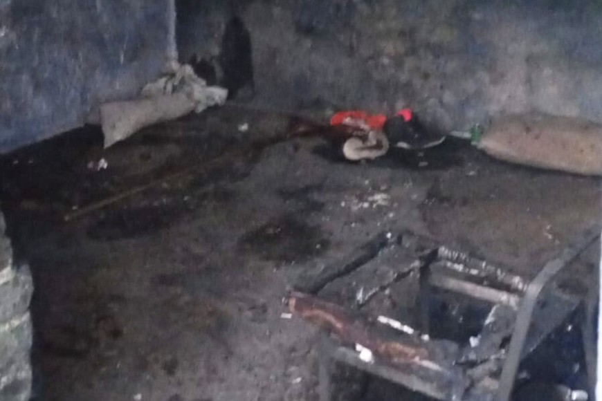 El incendio terminó con la vida de Nicolás Tolón.