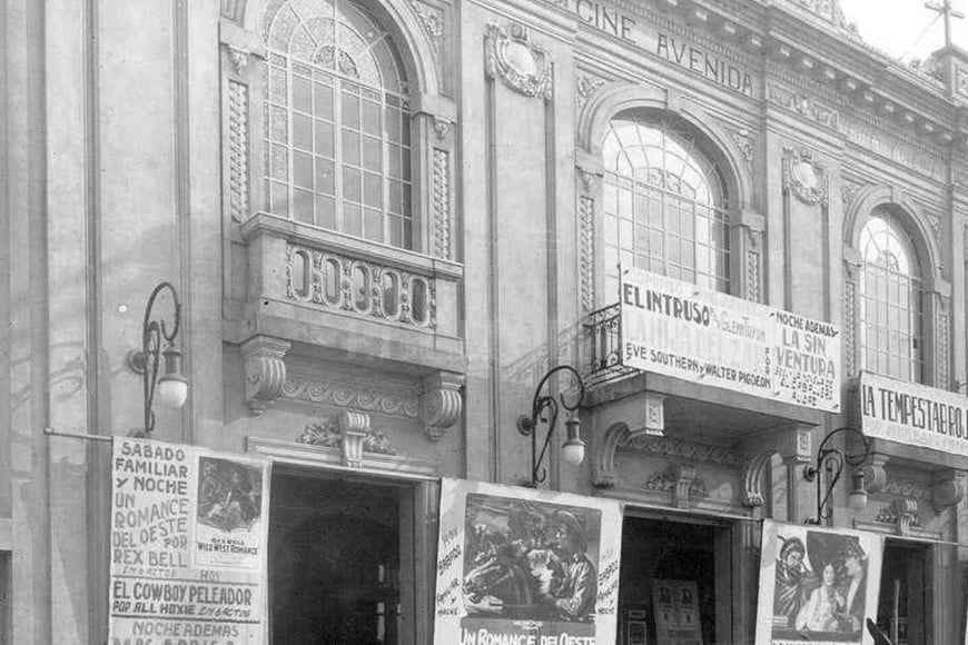 El Cine Avenida, otro mítico lugar de la ciudad.