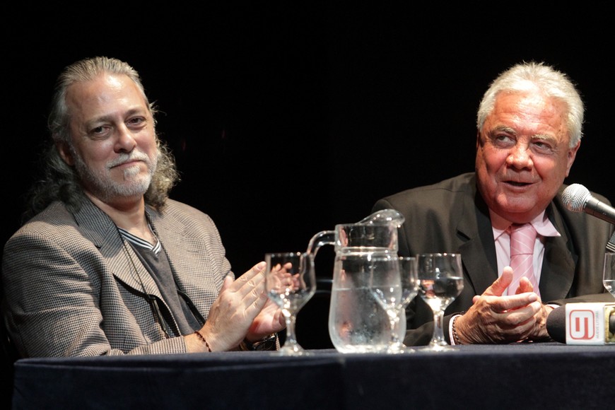 El relato futbolero tenía un dueño de la audiencia y era Ricardo Porta. Walter se la dividió Créditos: Mauricio Garin