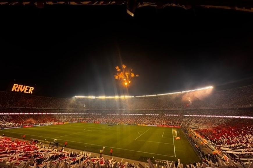 River vs Palmeiras. Foto: @RiverPlate