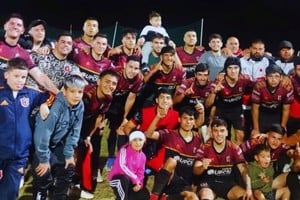 Pucará y un festejado triunfo ante Ciclón Racing. Crédito: Gentileza.