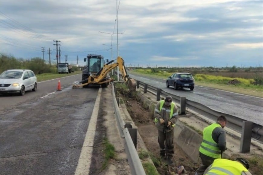 Las tareas se desarrollan en varios puntos del trayecto y abarcan diversas acciones.