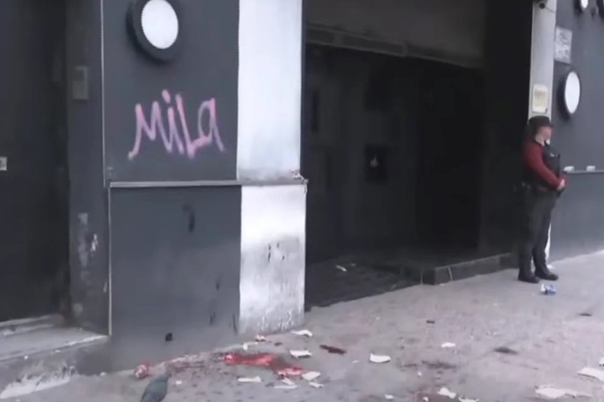 Personal del SAME asistió en la madrugada a los jóvenes lesionados.