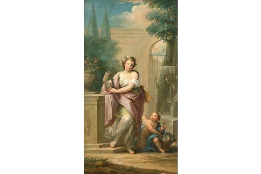 La primavera según Maella. Foto: Museo del Prado