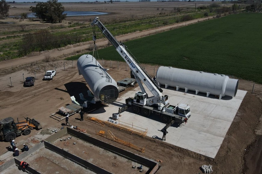 “Ya tenemos más del 70% de los trabajos terminados para transformar el servicio con un sistema cloacal moderno", dijo Enrico.