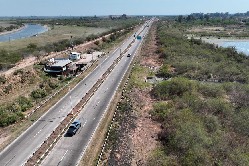La circunvalación oeste, con más tráfico a la altura del hipódromo. Foto: Fernando Nicola