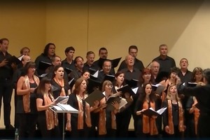 Coro UNL, dirigido por Alfonso Paz.