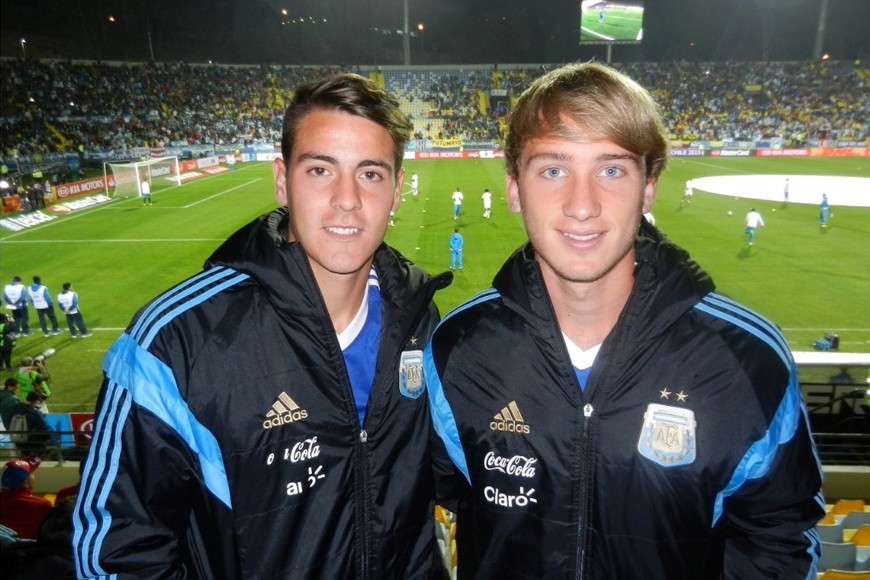 Chicco y Roskopf  surgidos en Colón y sparrings de la Selección en 2015.