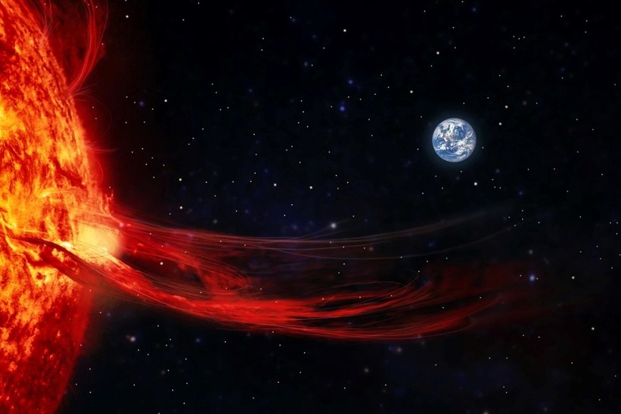 Cuando estas partículas alcanzan la magnetosfera terrestre