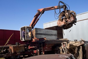 Así quedan reducidos los automóviles. La próxima compactación, el 20 de octubre. Crédito: Archivo