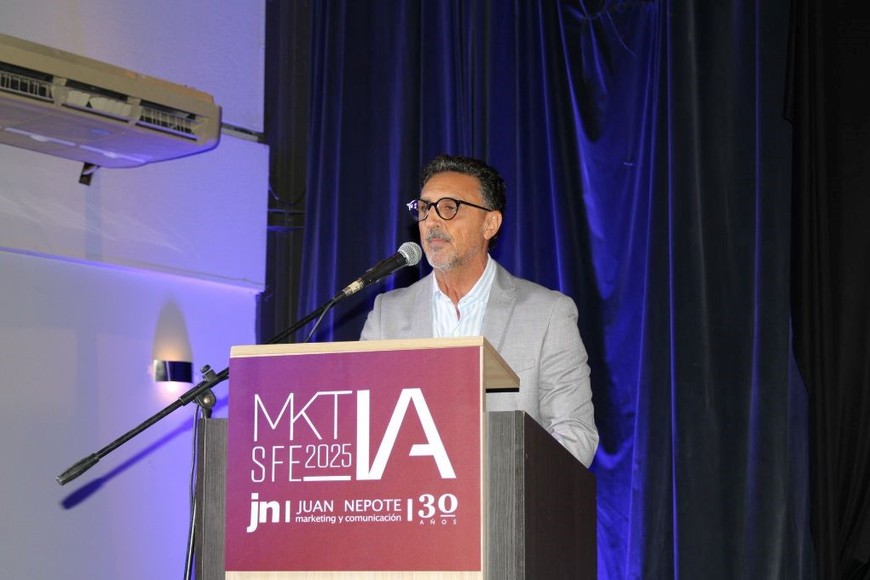 Juan Nepote, organizador de MKTSFE, coordinó la séptima edición con foco en innovación y capacitación. Fotos: Gentileza