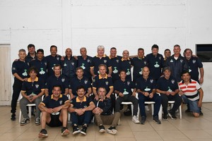 Sportivo Guadalupe. Todo listo para iniciar el viaje a Mar del Plata. Crédito: Manuel Fabatía