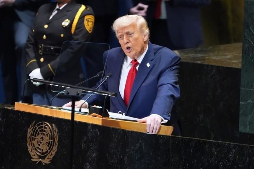 Donald Trump en la ONU sobre el reconocimiento unilateral Estado palestino: premiaría "las atrocidades de los terroristas de Hamás" y alentaría "al conflicto continuo". Kay Nietfeld/DPA/DW
