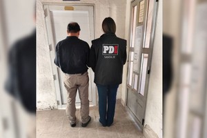 El detenido fue trasladado a sede policial. Foto: Gentileza