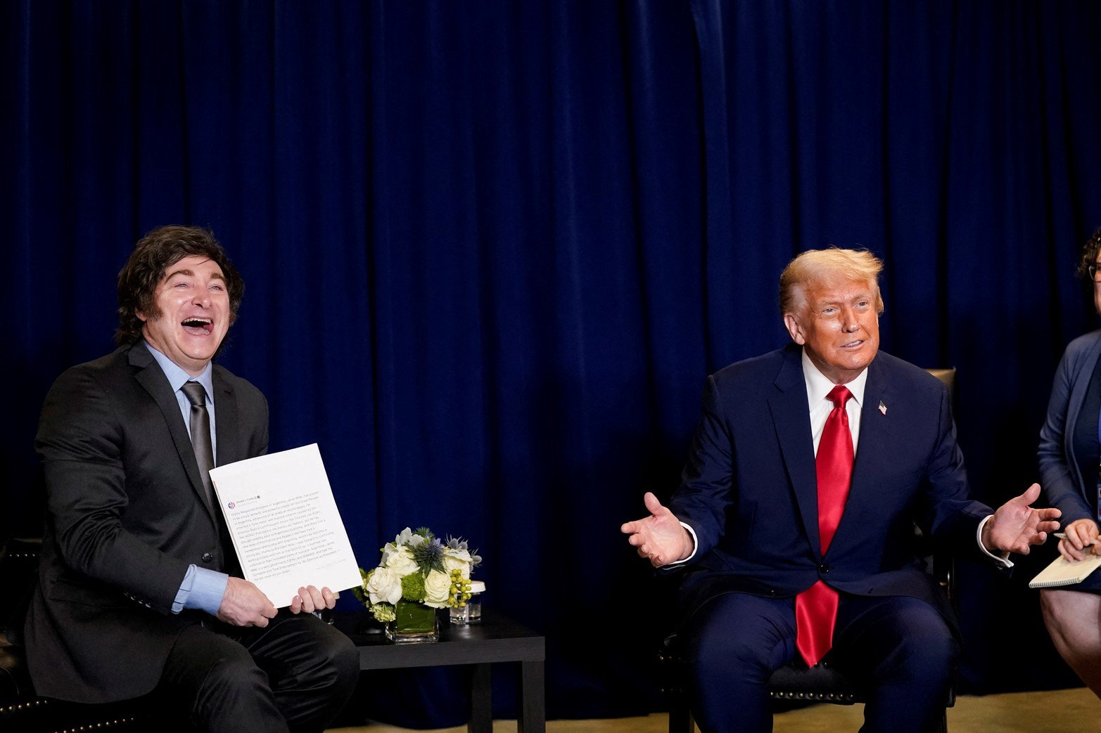 Donald Trump sobre Milei: “Tiene mi apoyo total para seguir como presidente”