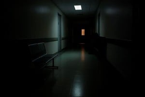 "(...) La penumbra no es falta de luz, es exceso de espera: un velo que apaga incluso el fulgor de los tubos fluorescentes".  Gentileza