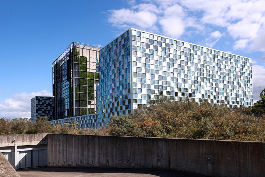 An exterior of The International Criminal Court (ICC) is seen as the United States is considering imposing sanctions as soon as this week against the entire International Criminal Court, in The Hague, Netherlands, September 22, 2025. REUTERS/Piroschka van de Wouw