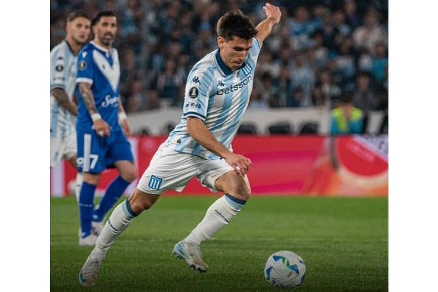 Racing vs. Vélez. Foto: @RacingClub