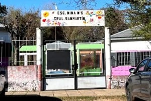 La escuela, de jornada extendida, está ubicada en el barrio Toronjal, de Concordia. Credit: Belén Fedullo