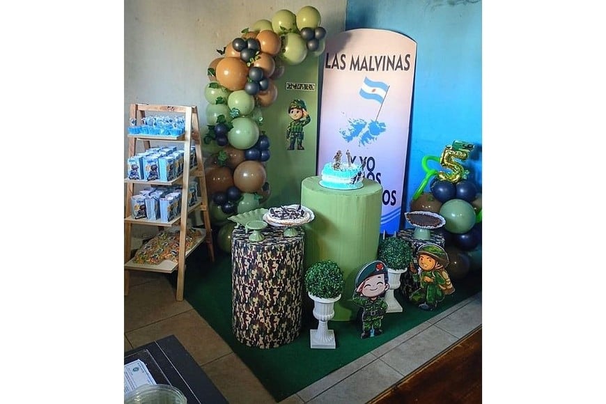 El interés de Genaro por la historia de Malvinas inició el 2 de Abril, en el Jardín de Infantes. Foto: Gentileza.