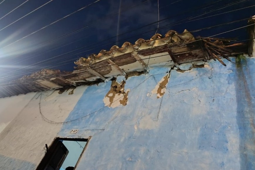 Las imágenes de los daños recorren las redes sociales.