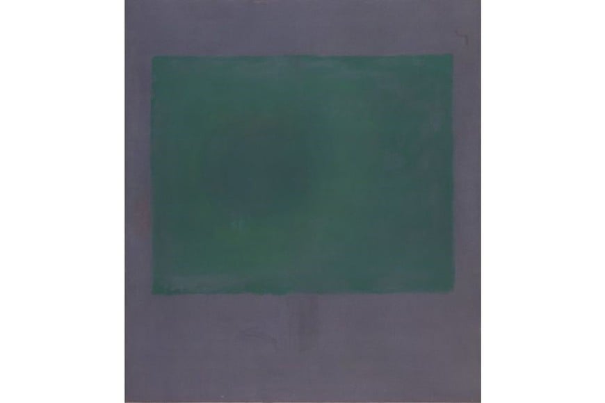 Sin título Verde sobre morado. Foto: Museo Thysen Bornemisza