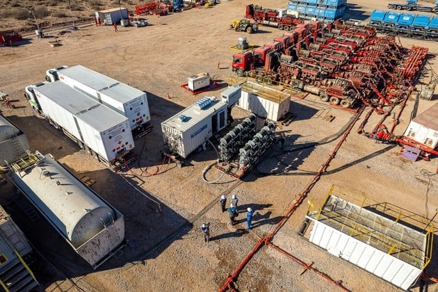 YPF alcanza un récord en velocidad de fractura