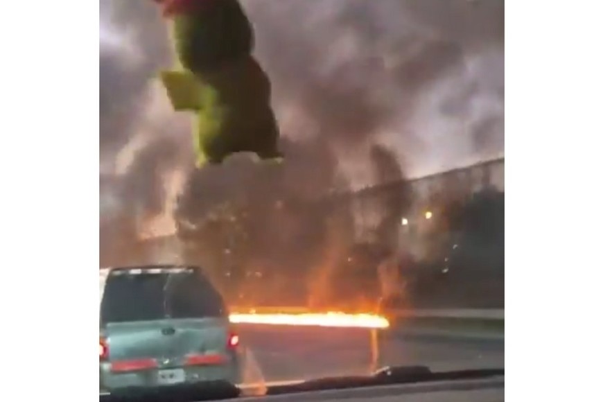 El incidente obligó a reducir uno de los carriles