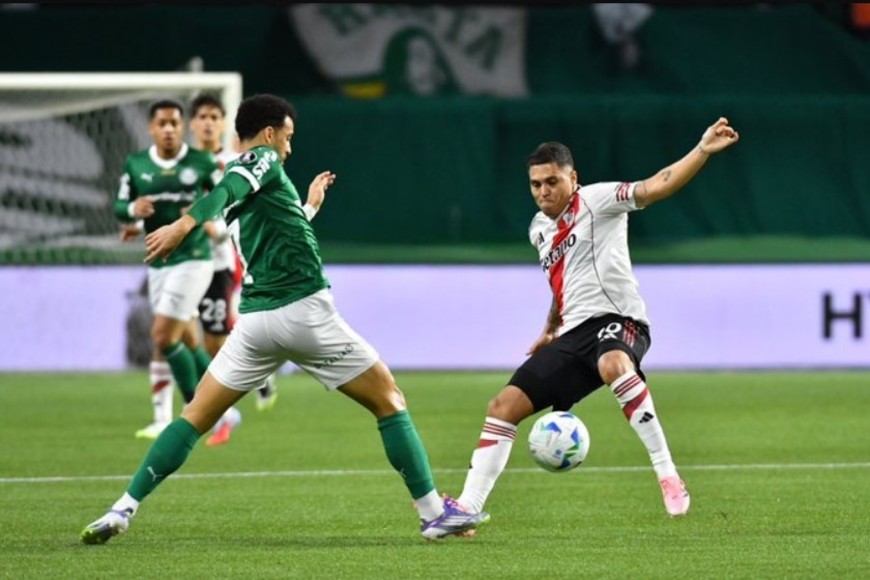 Palmeiras vs River. Foto: @RiverPlate