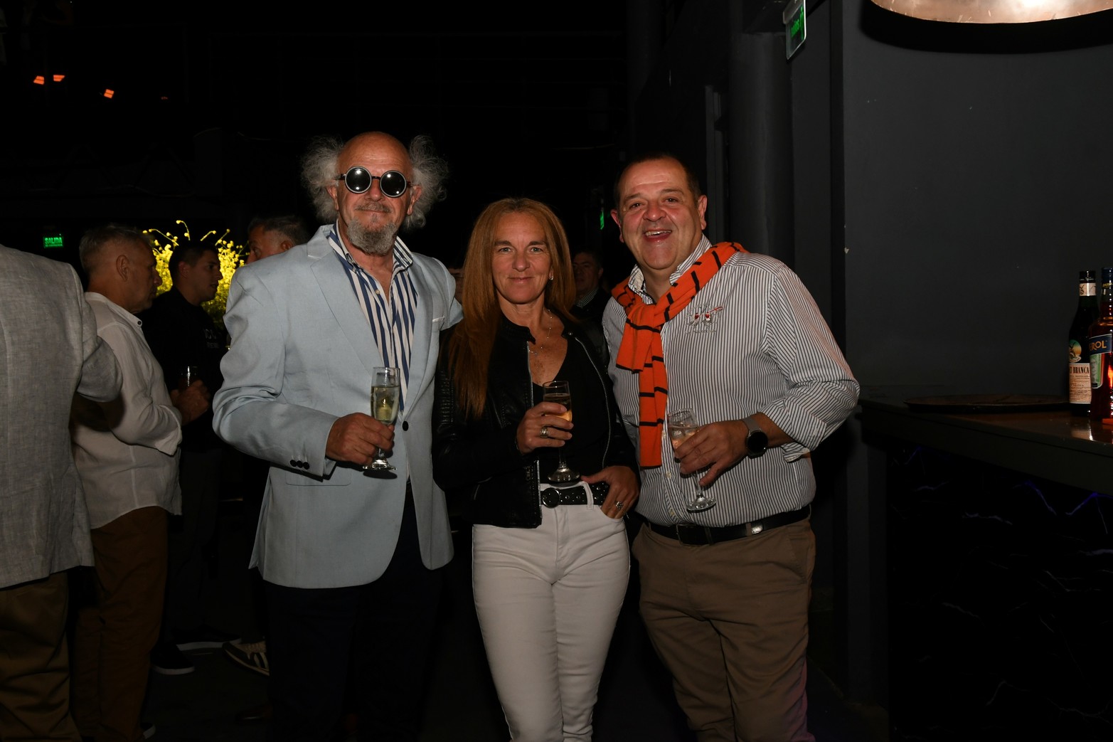 Ricardo Calanchini, Vanina Mascheroni y Rodolfo Verde.
