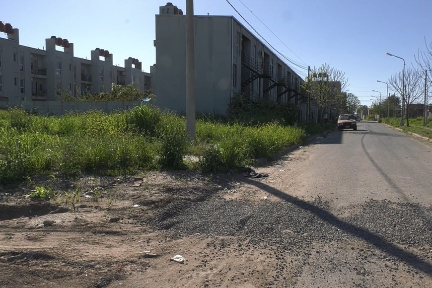 El enripiado de algunas calles que aún esperan pavimentación.