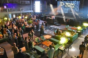 Lemon Arena, preparado para recibir distintos tipos de eventos. Crédito: Manuel Fabatía.