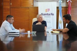 Ambos presidentes comunales resaltaron el carácter "muy positivo" del encuentro