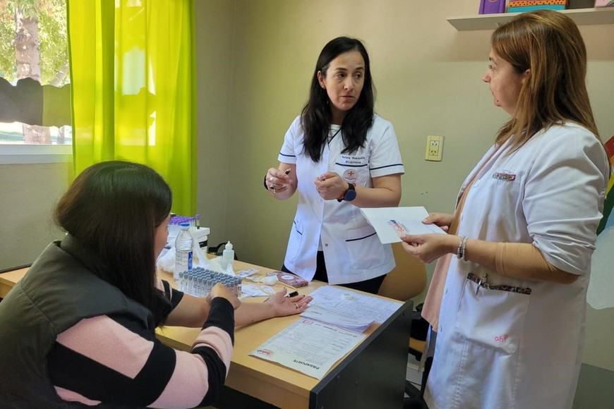 La actividad también contó con la presencia de la directora de la Región de Salud-Nodo Ceres, Carina Dutto