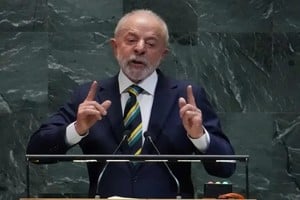 Los jefes de gobierno de Brasil, España, Chile y Colombia participaron en un evento paralelo a la Asamblea General de la ONU, del que también son parte Uruguay y México: "En defensa de la democracia, lucha contra el extremismo". Ángel Colmenares/EFE/DW