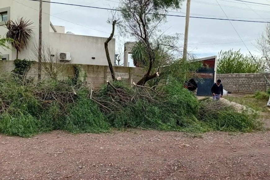 La intensidad del temporal escaló rápidamente, alcanzando su punto máximo cerca de la medianoche.