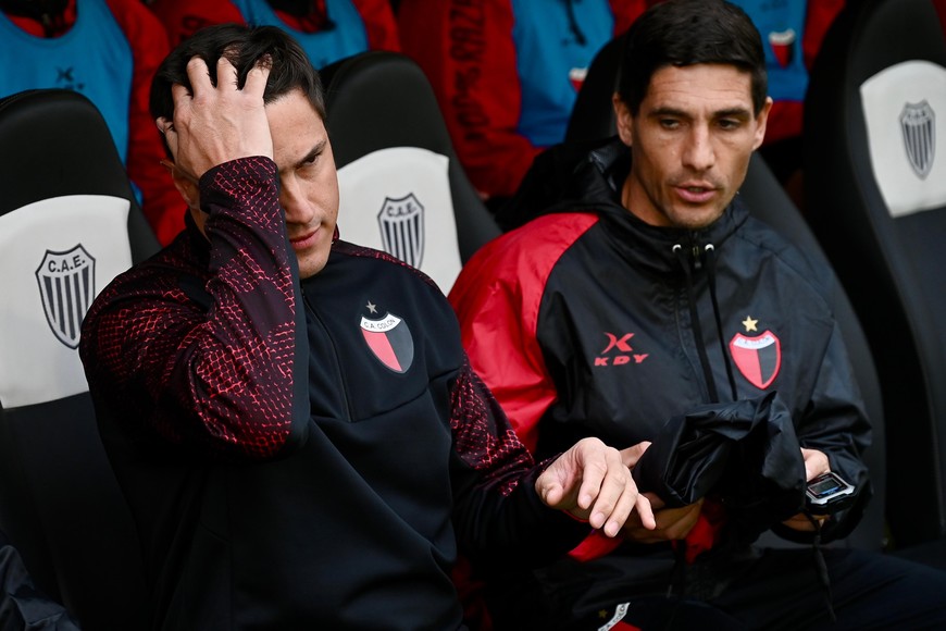 Ezequiel Medrán, DT de Colón. Crédito: Juan Foglia