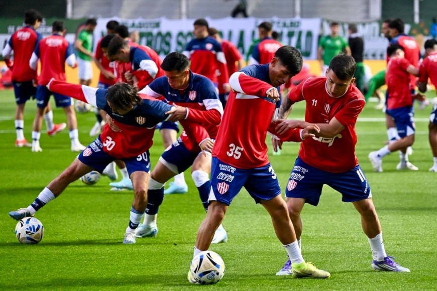 Lautaro Vargas y Mateo Del Blanco, dos jugadores clave en el Unión de Leo por la sorpresa que aportan. Foto: Juan Manuel Foglia